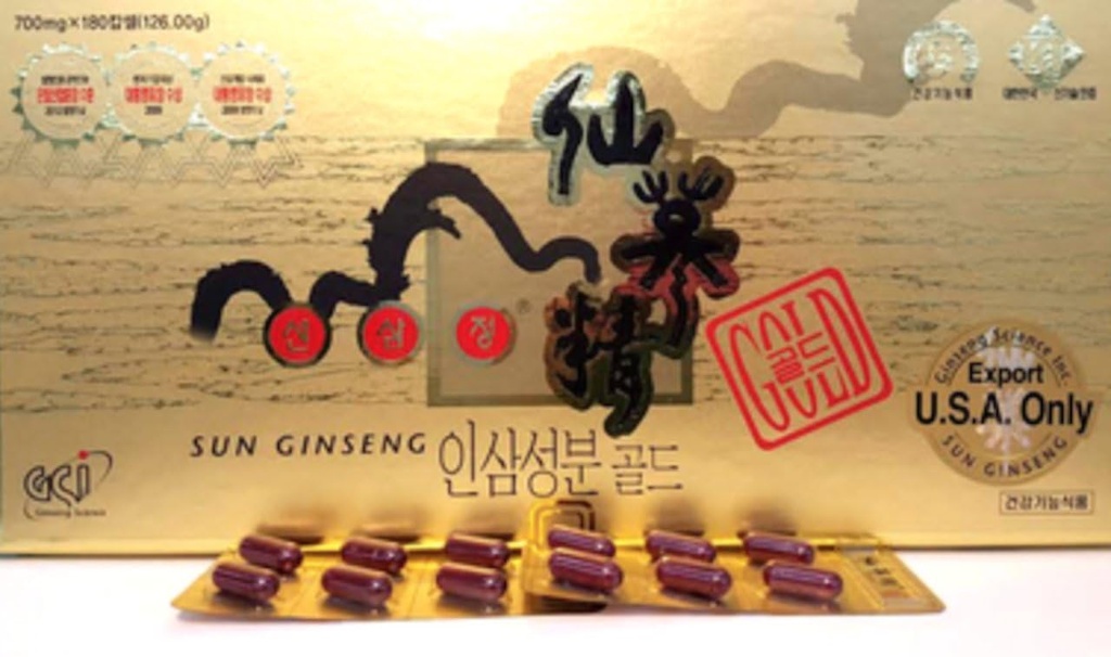Sun Ginseng Gold by Ginseng Science (30 Blistere)