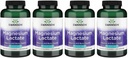 Swanson Magnesiumlactat - Mineraltilskud til fremme af muskel - og benhelbredskontrol - Lactosefri lactat Mineral Form for Gentle Absorption - (120 kapsler, 84mg hver) 4 pakning