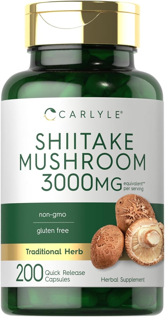 Carlyle Shiitake Mushroom Extract: 124; 3000mg
