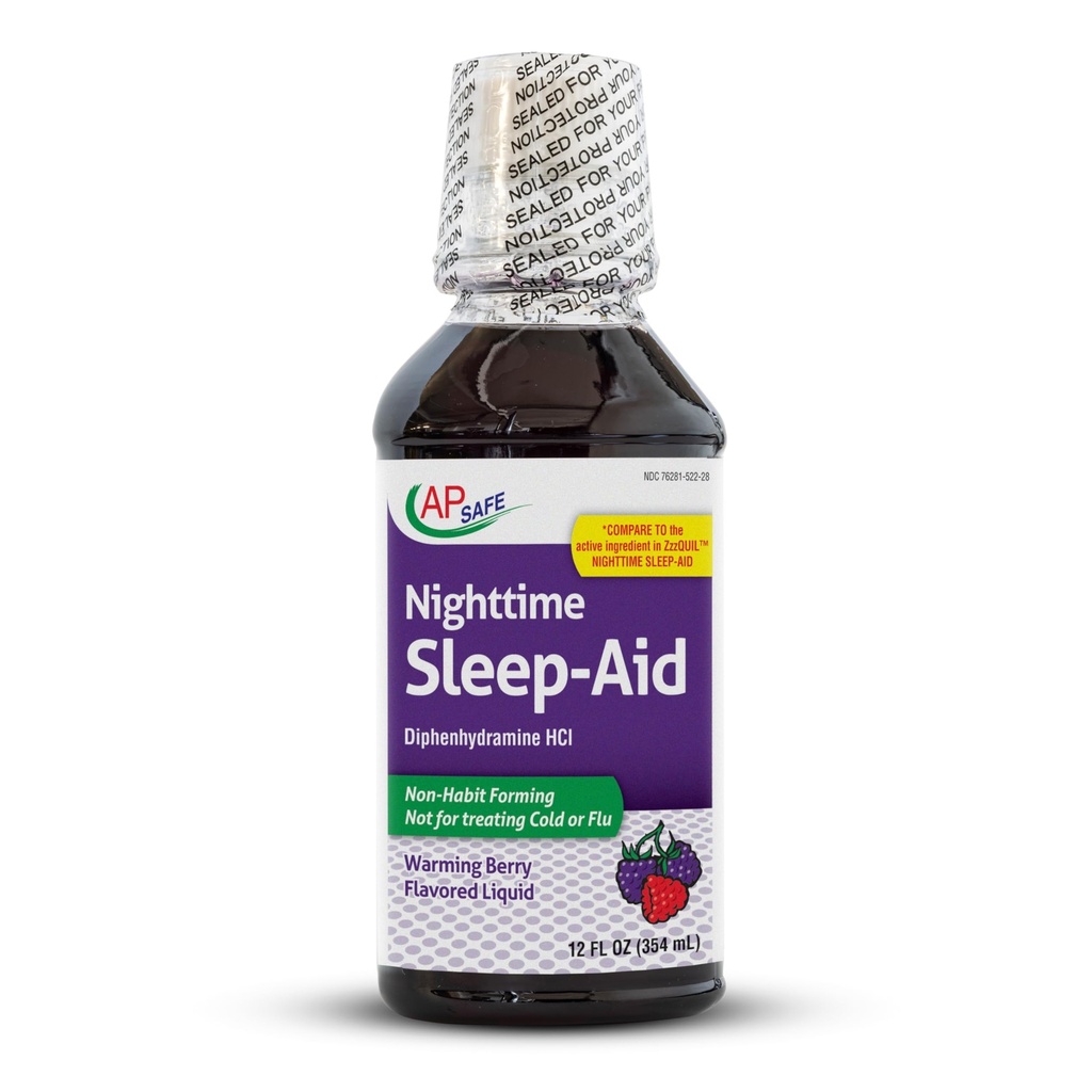 Nat Sleep- Aid Flydende for voksne, AP Sikker