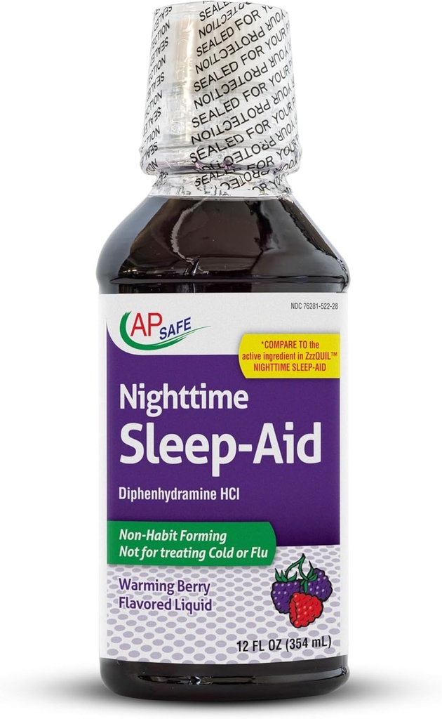 Nat Sleep- Aid Flydende for voksne, AP Sikker