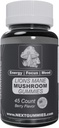 Næste Gummies 45-Greve Lions Mane Mushroom Gummies - Natural Berry- flavored Gummy Kosttilskud til Mood Boosting, Energy & Focus, Vegan, Non- GMO, 100,0 milligram