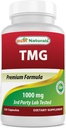 Bedste Naturals TMG trimethylglycin (som betain anhydrid) 1000 mg servering - 120 kapsler - sunde homocysteinniveauer og metylering support (120 greve (pakke med 1))