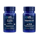 Life Extension Super Ubiquinol CoQ10 med forbedret Mitokondriel Support & D3- vitamin 125 mcg (5000 IE), Knoglesundhed