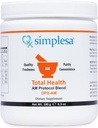 Simplesa Total Health AM Nutrition Powder Blend, Vitamin Blend, Kosttilskud for øget energi, Understøtter Brain Health, 180g Powder Supplement