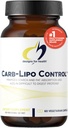 Design for sundhed Carb- Lipo Control (ProtectZyme) - fordøjelsesenzymer til at hjælpe Minimize Fat + Stivelse Absorption og fordøjelsen af Gluten, Casein - understøtter sund kropssammensætning (60 kapsler)