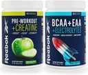 Reebok REEEnergize & REECover Bundle Note 124; Pre- workout + BCAA Performance Pack Note 124; Sour Green Apple & Rocket Moon Pop
