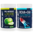 Reebok REEEnergize & REECover Bundle Note 124; Pre- workout + BCAA Performance Pack Note 124; Sour Green Apple & Rocket Moon Pop