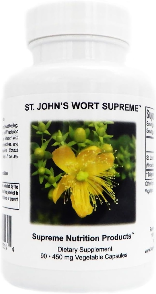Supreme Nutrition St. John 's Wort Supreme, 90 Pure St. John' s Wort Capsules