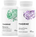 THORNE - Stress and Immune Support Bundle - Berberine & Adrenal Cortex - 30 to 60 Servings