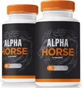 (2 Pack) Alpha Horse Kapsler, Alpha Horse Officiel Mand Formel Pills, AlphaHorse for Stamina & Performance, Alfa Horse For Men Premium Én gang daglig Pill Pastillas, Alpha Hrse Complex (120 Kapsler)