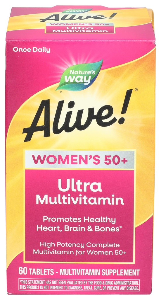 Naturen er i live! En gang Daglig Kvinder 50 Plus Ultra Potency - 60 tabletter