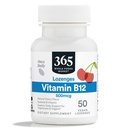 365 af Whole Foods Market, Vitamin B12 500mcg Lozenges, Natural Cherry Flavor, Vegan, 50 Greve