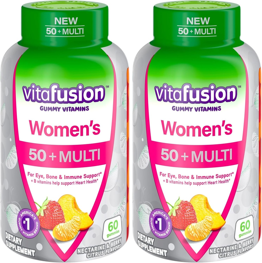 Viafusion Kvinder 50 + Multivitamin daglig støtte supplement 60 greve (pakke med 2)