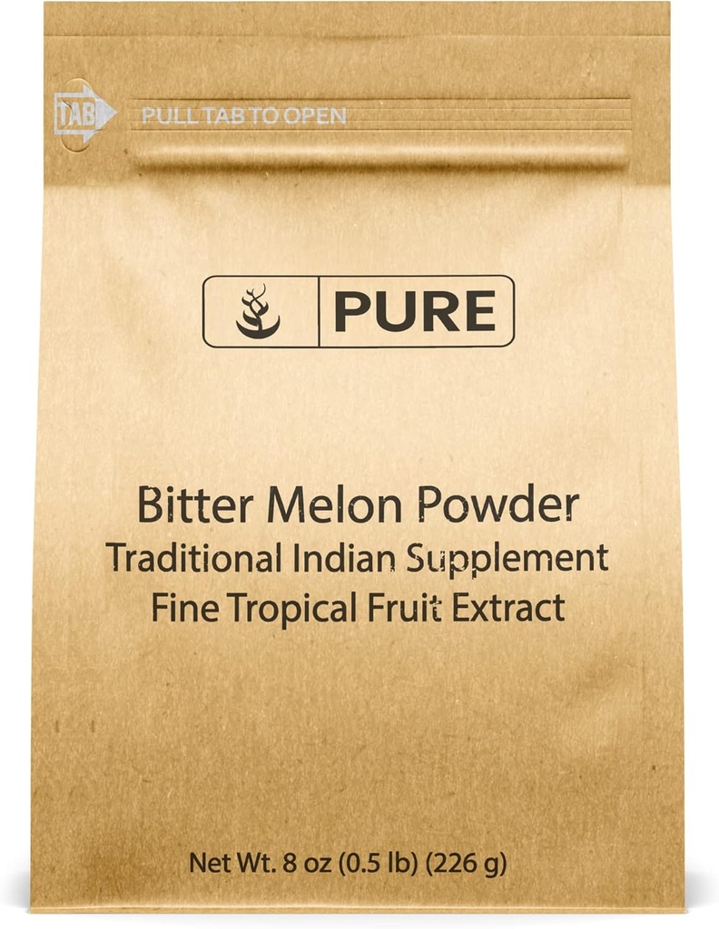 Pure Original Ingredienser Bitter Melon (8oz) Traditionelt supplement, Natural Extract, Non- GMO