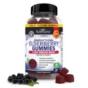 BioSchwartz Elderberry Gummies med zink og C-vitamin - Naturlig immunforsvar for voksne og børn - Sort Sambucus Elderberries - Trev- Party Testet, non-GMO, Vegansk multimineral supplement, 60 Greve