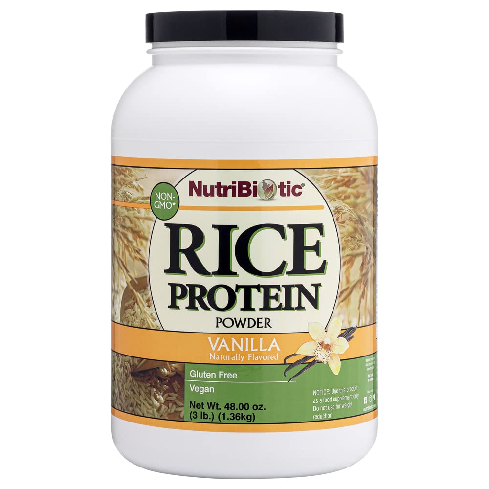 NutriBiotic - Vanilla Rice Protein, 3 Lb (1,36 kg)