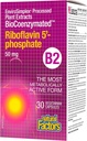 BioCoenzymatedRiboflavin5 '-phosphat 50mg naturlige faktorer 30 VegCaps
