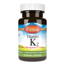 Carlson - Vitamin K2 MK- 7 (Menaquinon), 45 mcg, Bone Support, Calcium Biotilgængelighed, K2 Vitamin, Vitamin K-2, 90 Softgels