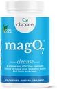 nbpure MagO7 - Natural Colon Cleanse & Detox - Lejlighedsvis Forstoppelse Relief, Afføring, & Bloating Support for Mænd & Kvinder - Ozonated Magnesium Oxide, 100 Kapsler