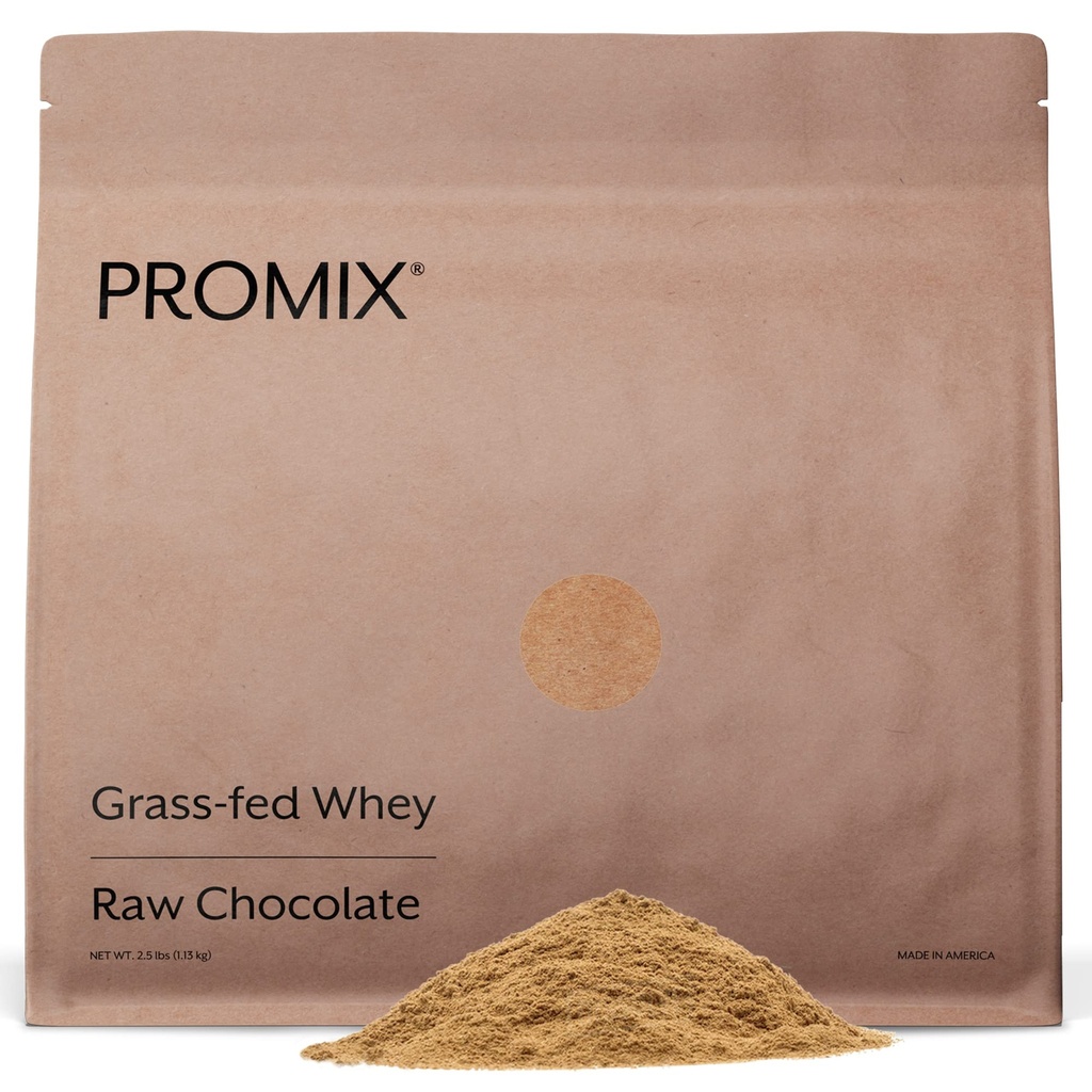ProMix Nutrition Whey Protein Powder, Chokolade Peanut Butter - Grass- Fed - Post Workout Fitness & Nutrition Shakes, smoothies, Bagning & Madlavning opskrifter - Gluten- Free - 2.5 Pund (pakning med 1 stk.)