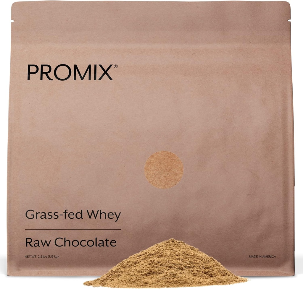 ProMix Nutrition Whey Protein Powder, Chokolade Peanut Butter - Grass- Fed - Post Workout Fitness & Nutrition Shakes, smoothies, Bagning & Madlavning opskrifter - Gluten- Free - 2.5 Pund (pakning med 1 stk.)