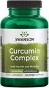 Swanson Curcumin Complex - Herbal supplement støtte fælles sundhed, mobilitet & fysisk funktion - Standardiseret med BioPerine for maksimal absorption - (120 Veggie kapsler)