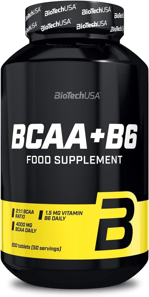 BCAA + B6 - 200 comrimés - Biotech