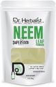 Dr. Herbalist Neem Leaf Powder 200g - Azadirachta Indica for hud, hår & Samlet wellness - 100% Natural, Vegan- Friendly & Cruelty- Free