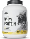 Levels Grass Fed Whey Protein Powder, No Artificials, 24G of Protein, Vanilla Bean, 5LB