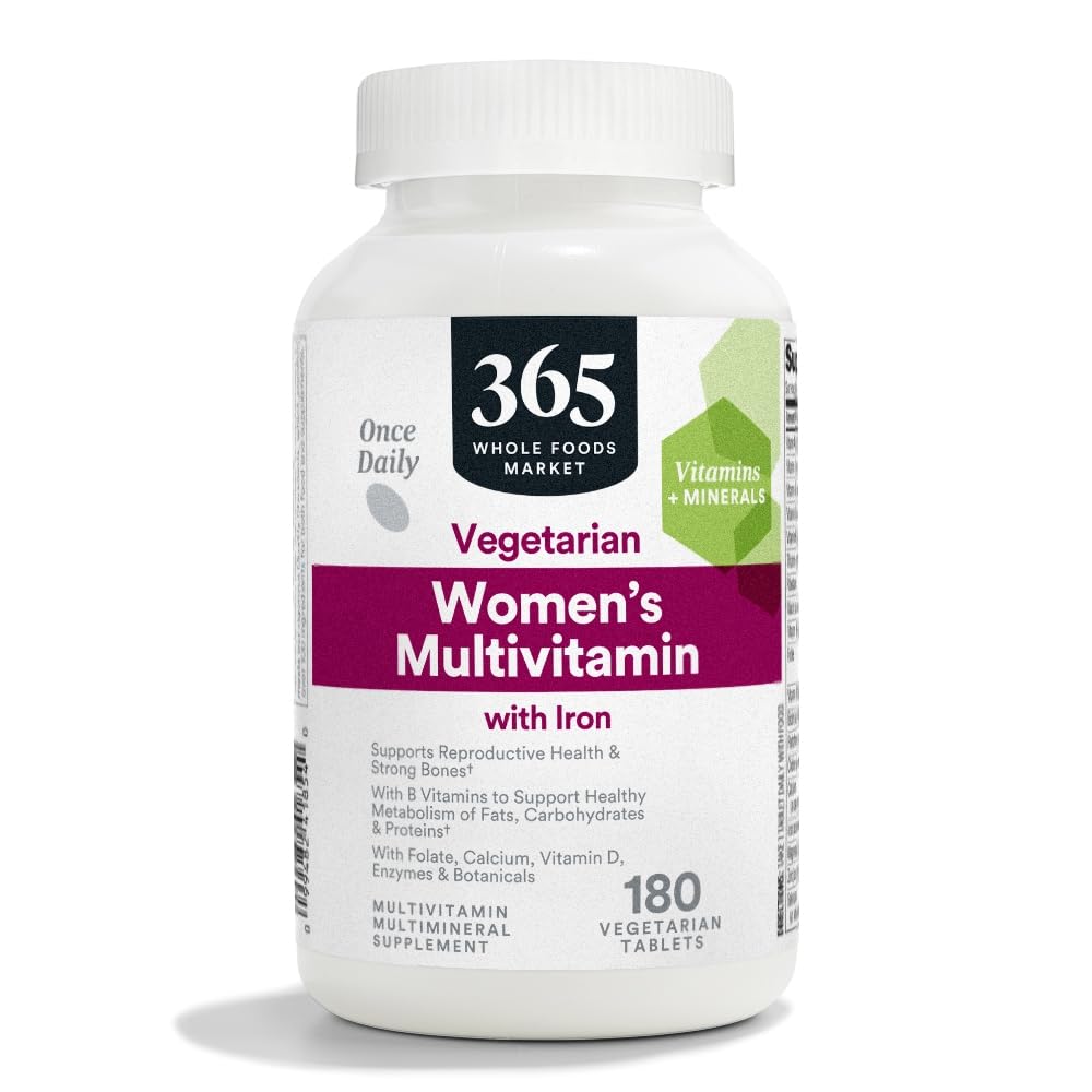 365 af Whole Foods Market, Women 's One Daily Multivitamin Tablets, 180 Count