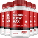 Blood Flow Max Capsule - BloodFlowMax Advanced Formel, BloodFlow Max Extra Strength, Total Wellness, All- Natural Vitaminer, Anmeldelser (5 Pack - 300 Kapsler)