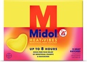 Midol Heat Vibes Mentral Pain Relief Patches, for Periode Cramp og Backache Relief, pakke med 3