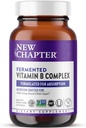 Nyt kapitel Vitamin B Complex, Gæret Vitamin B Complex, USDA Organic, One Daily for Cellular Energy + Brain + Beauty, 100% Vegan, Gluten- Free - 90 Greve
