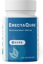 ErectaQure Horny Geat Weed for mænd - Male Enhancing supplement til øget mandlig drev - Tongkat Ali, Ginseng Root & Superoxide Anions - 60 Kapsler Gluten- Free