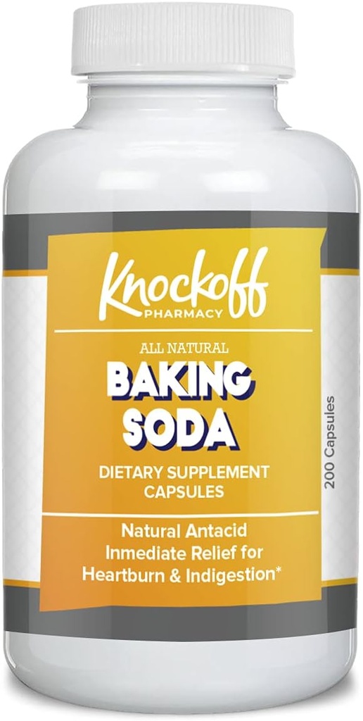 Baking Soda Capsules (200 Capsules)