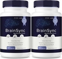 rize laboratorier BrainSync kapsler - Daily Focus & Clarity Formel med en balanceret blend for Alerness og Memory Support Dex124; Easy- to- Take Pills for Everyday Use (120 Kapsler)