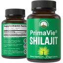 PrimaVie Renset Shilajit kapsler lavet med Pure Shilajit pulver. Klinisk testet Natural Supplement med 40 + Trace Minerals, Fulvic Acid. Tablets Support Mitokondria + Brain Function