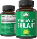 PrimaVie Renset Shilajit kapsler lavet med Pure Shilajit pulver. Klinisk testet Natural Supplement med 40 + Trace Minerals, Fulvic Acid. Tablets Support Mitokondria + Brain Function