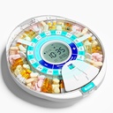 Opgraderet automatisk pilledispenser til ældre med Alarm: Smart pilledispenser maskine med 28-Slot, Mix- Proof Tech & XL LCD, Forbedret holdbarhed for daglig medicin management