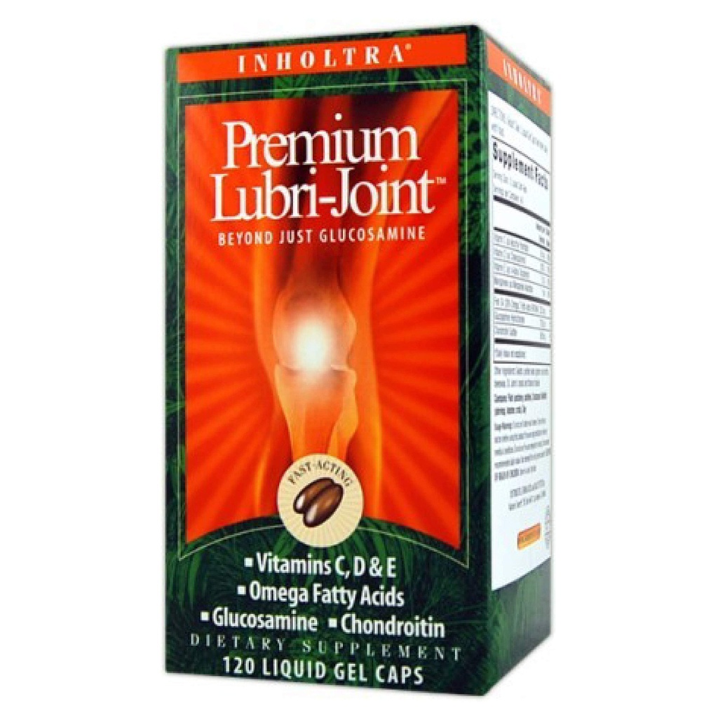 Nature 's Secret Inholtra Premium Lubri- Joint Fast- Actioning Joint & Connective Tissue Health Supplement med C-vitamin, D & E, Omega Fedtsyrer, Glucosamin & Chondroitin - 120 flydende bløddele