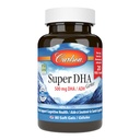 Carlson - Super DHA Gems, 500 mg DHA Kosttilskud, 640 mg fedtsyrer, Wild- Fanget Norsk Arctic Fish Oil Concentrate, Sustainable Sourced Nordic Fish Oil Capsules, 60 + 20 Softgels