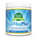 Calcium Magnesium Powder Supplement - CalMag Plus med C-vitamin & D3 - Gluten Free, Non GMO - Natural Cale Mag Drink - Cal- Mag for Muskler - Rolig søvn Magnesium Drink Powder - Calcium supplement