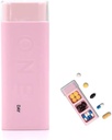 Rejse Pill Organizer 3 gange om dagen, Daily Pill Box for Rejser, Cute Portable Pill Case Pill Dispenser Mini Pill Holder til kosttilskud, piller, vitaminer og medicin (Pink)