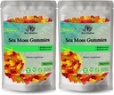 BIO VITALICA Sea Moss Gummies - med Bladerwrack & Burdock Root - Wildcrafted Gel + Powder - Vegan, Keto, non-GMO, Gluten- Free - Fruity Mineral- Rich Gummies - 50 Greve (2 Pack)