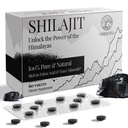 30. 000 MG Shilajit Tablets, 100% Shilajit Pure, Himalayan Organic, Shilajit for mænd og kvinder Rich in Fulvic Acid & 85 + Trace Minerals, Shilajit supplement til energi og immunsystem, 60 Greve