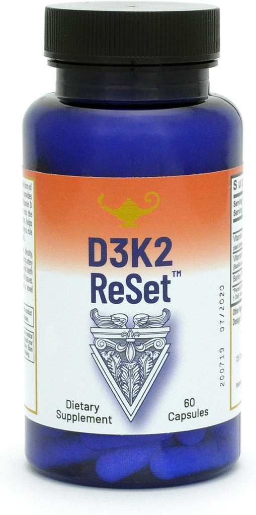 RnA ReSet D3K2 Reset - 4000 IE D3- vitamin & 100 mcg K2 tillæg (60 kapsler)
