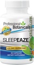 Professional Botanicals Sleep Eaze, Natural Sleep Aide Supplement, Non Habit Forming Sleep Supplement Valerian Root and German Chamomile - 60 Vegetarian Capsule