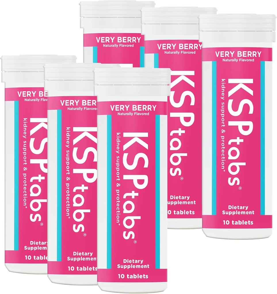 Hydrering & Nyre Sundhedstabletter - Meget berry - 6 Pack