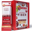 Sugar- Free Vanilla Flavored Psyllium Husk, 24 Fiber Pakninger